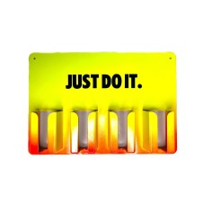 SOPORTE DE PARED CUSTOM PARA MAQUINAS JUST DO IT AMARILLO...