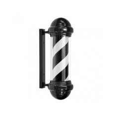 POSTE BARBERO BLANCO Y NEGRO