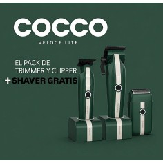 COCCO VELOCE LITE PACK TRIMMER Y CLIPPER + SHAVER GRATIS...