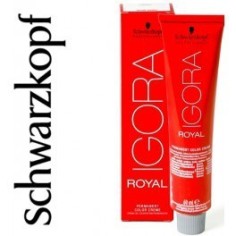 SCHWARZKOPF TINTE IGORA ROYAL 5/88 CASTAÑO CLARO ROJO...