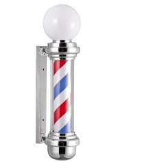 POSTE BARBERO CON ESFERA LUMINOSA