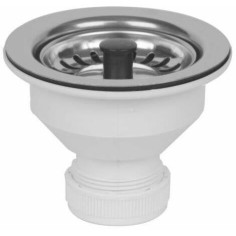 VÁLVULA CESTA 115MM. 1 1/2" INOX M-345 PARA LAVACABEZAS