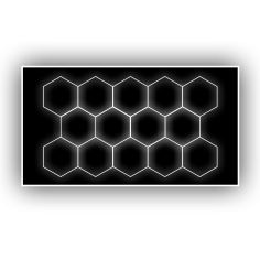 LUCES LED COLMENA 14 HEXAGONOS MODELO. 4
