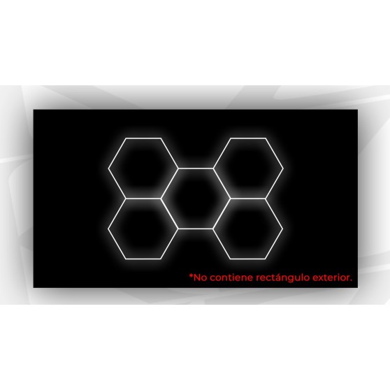 LUCES LED HEXAGONAL 5 MODELO. 5