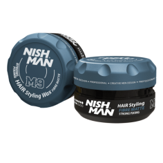NISHMAN STRONG FIXING HAIR STYLING WAX FIBRE MATTE M9 100ML